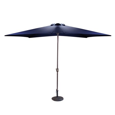 8 5 Outdoor Patio Market Umbrella With Hand Crank Navy Blue Walmart Canada