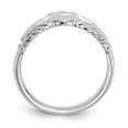 thumbnail image 2 of 10k White Gold Claddagh Ring Celtic, 2 of 10