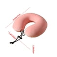 thumbnail image 3 of LSLJS Solid Color U Shaped Neck Brace Car Office Nap Airplane Neck Brace Slow Memory Cotton With Core Can Be Disassembled and Washed, Home Accessories, 3 of 6