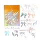 thumbnail image 1 of 45pcs Bowknot Scrapbook Stickers Cute Strong Adhesion PET Planner Stickers Decal for Diary Photo Album, 1 of 4
