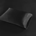 thumbnail image 5 of Madison Park Essentials Satin King Luxury 2 PC Pillowcases - Black, 5 of 14