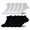 no4-WH-BK, variant on Mens Ankle Socks Breathable Casual Comfort Thin Low Cut Socks for Men,10 Pairs