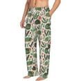 thumbnail image 5 of Cauagu Armadillo Mens Pajama Pants Sleep & Lounge Pants,PJ Bottoms with Pockets-Medium, 5 of 7