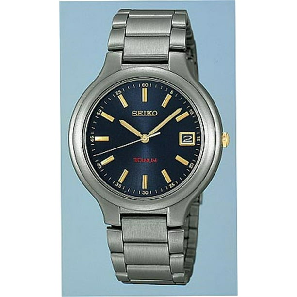 Seiko Men's Mid-Size Quartz Titanium Watch SGD301 