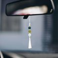thumbnail image 6 of 10Pcs Felt Ball Car Diffuser Aromatherapy Essential Oil Car Vent Clip Diffuser Felt Wooden Bead Tassels Car Hanging Ornament Clip, 6 of 6