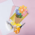 thumbnail image 5 of KAKOWELY juego de manualidades de ramos de flores, kit de manualidades de ramos de papel para niños, 5 of 5