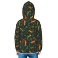thumbnail image 4 of Kids Zip Up Hoodie for Boys Girls Toddler - Exotic Funny Gecko Lizard Leaves Lightweight Long Sleeve 4T Boys Girl Clothes, Sun Protection Windproof Jackets Hoodie Sweatshirt, 4 of 7