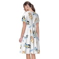 thumbnail image 7 of Lsque Bluey Print Women's Casual Dress T-Shirt Summer Short Sleeve Scoop Neck Swing Dresses, 7 of 7
