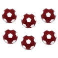 thumbnail image 3 of 6pcs Balones de Futbolín de 32mm Sunnimix Reemplazo Rojo Oscuro, 3 of 8
