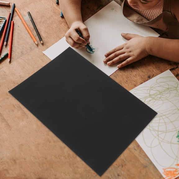 Raindrops 50Pcs Black Card Stock Thick Paper A4 Size For Scrapbooking Crafting Diy Projects  Decorations