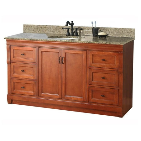 Foremost Nacaqu6122d1 Naples 61 W X 22 D Vanity In Warm Cinnamon Foremost Nacaqu6122d1 Naples 61 W X 22 D Vanity In Warm Cinnamon