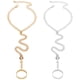 thumbnail image 1 of pulseras de serpiente con forma de anillo para dedo, joyería de serpiente, pulsera de serpiente, anillos de cadena de serpiente para mujer., 1 of 5