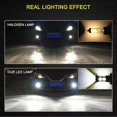 thumbnail image 3 of 4x CCFL LED ANGEL EYES STANDLICHTRINGE STANDLICHT RINGE 146mm+131mm FÜR BMW E46, 3 of 5