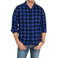thumbnail image 4 of Iceglad Mens Flannel Plaid Shirts Long Sleeve Button Down Shirt Casual Shirts Work Shirts for Men, 4 of 9