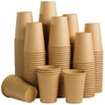 thumbnail image 1 of Vasos de papel Clawsoff, 12 oz/360 ml, color marrón Kraft, paquete de 180, 1 of 7
