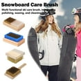 thumbnail image 4 of ZOUBAOQ Premium Snowboard Care Snowboard Brush Snowboard Waxing Kit with for Polishing, 4 of 8