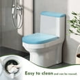 thumbnail image 4 of HELLHERO Toilet Seat Covers Adjustable Pack of 2 Washable Non-Slip for Indoor Home, 4 of 7