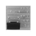 thumbnail image 1 of NewAge Products Pro 16 sq.ft. Steel Slatwall with Backsplash Hook Kit - Large (40 PC), 1 of 12