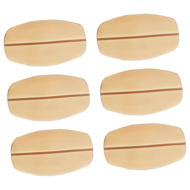 6 almohadillas de silicona para tirantes de sujetador, soporte suave, protectores sin hombreras para mujer Piel General