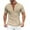 r-488Khaki94, variant on Men's Casual T Shirt Fashion Solid Color Short Sleeve Towel Jacquard Cloth Button Down T-Shirt Loose Fit Breathable Tshirts Shirts For Men