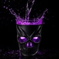 thumbnail image 4 of BZPIZ Halloween Glowing Skull Mug, Summer Halloween Luminous Skull Drinking Cup for Bar Club Halloween Party Gifts for Women Men Black, 4 of 6