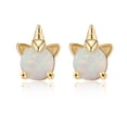 thumbnail image 2 of Buyless Fashion Unicorn Stud Earrings, Sterling Silver, (Includes Gift Box), 0.5 in, 162UCRSG, 2 of 6