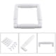 thumbnail image 4 of Ounissouiy Aro de bordado, marcos de punto de cruz cuadrados, punto de para acolchar, aros de costura de pintura de seda, Kit de soporte DIY, Type2 NO2 Ounissouiy HA012417-01, 4 of 6