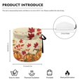 thumbnail image 4 of ZUXONGSY Maple Leaf Pumpkin Tea Pot Cozies Double-Sided Teapots Dust Cover with Elastic Band Drawstring Personalized Insulated Kettle Cover Wear-Resistant Thanksgiving Fall Decor, 4 of 6