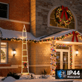 thumbnail image 5 of Christmas Ladder Lights, 10 FT Climbing Santa LED String Lights for Indoor & Outdoor Window Garden Home Decor, 5 of 8