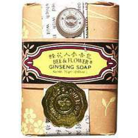 Soap-Ginseng Bee and Flower Soaps 2.65 oz. Bar