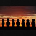 thumbnail image 2 of CafePress - Easter Island Moai At Sunrise Maternity T Shirt - Maternity Dark T-Shirt, 2 of 3