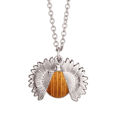 thumbnail image 1 of Piso de madera Wallpaper textura naranja Collar de girasol collar collar collar colgante, 1 of 3
