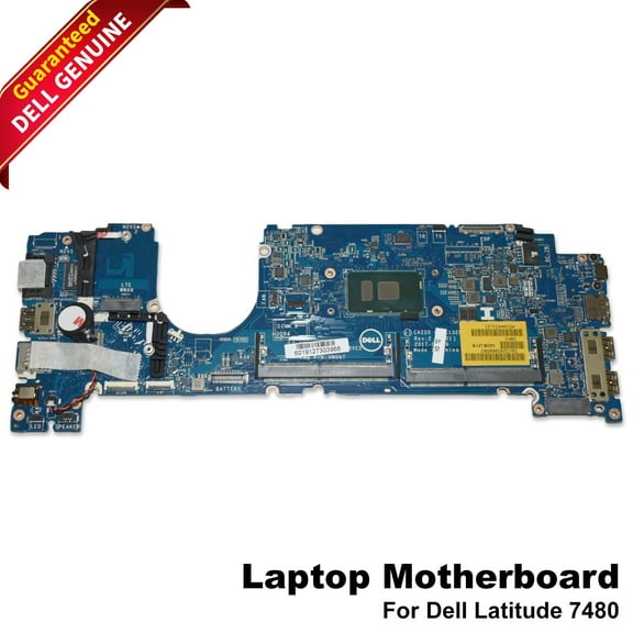 Dell OEM Latitude 7480 Motherboard System Board with 2.4GHz i5 Processor YF9VM (New)