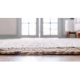 thumbnail image 4 of Agro Richer White dye Natural Beige Border Area Rugs for Living, Carpet for Kitchen outdoor & Indoor (4x10" Feet), 4 of 5