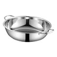 thumbnail image 1 of Stainless Steel Hot Pot for Induction Cooker Shabu Shabu Pot Kitchen Cookware for Thanksgiving Celebrations Kitchen Barbecue, 1 of 6