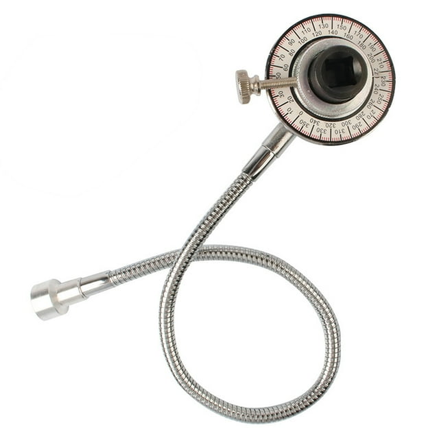 Labymos Acier Chromé-Vanadium 1/2 Pouce 12.5mm Jauge d'Angle de Couple de Transmission 360° Réglable Torsiomètre Mesure Professionnelle
