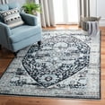 thumbnail image 2 of SAFAVIEH Mayflower Talbot Medallion Area Rug, Blue/Ivory, 5'5" x 7'6", 2 of 7