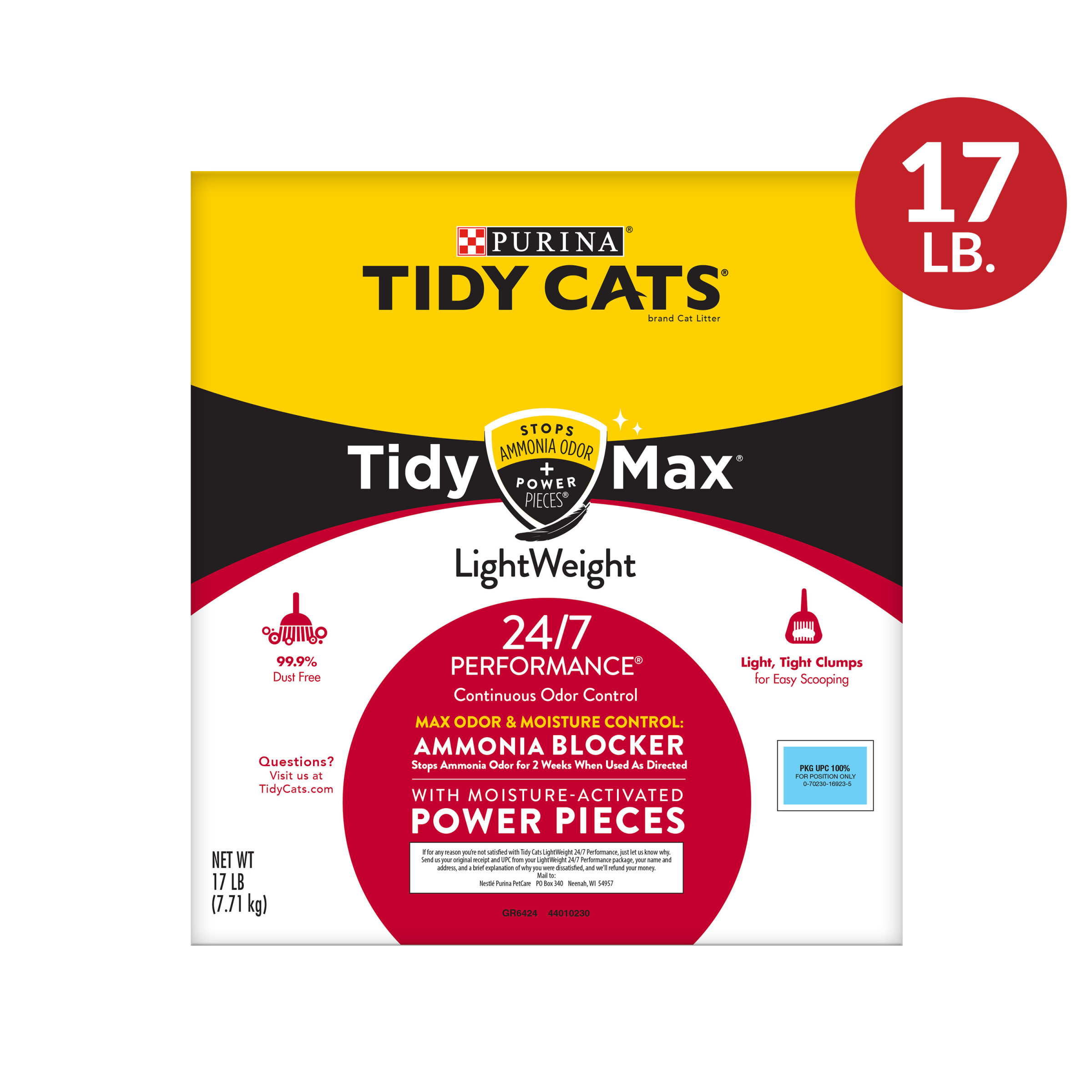 Purina Tidy Cats Lightweight Scoopable Clumping Cat Litter Tidy Max 247 Performance Formula 0110