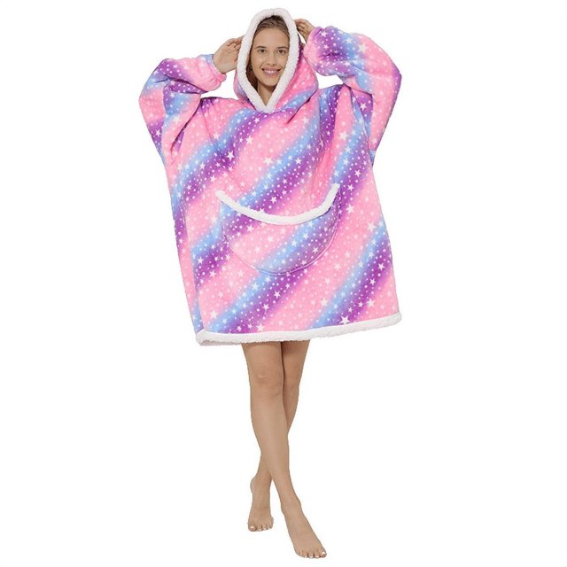 Blanket Oversized Adults Heavy Sherpa Fleece Plush Cosy Warm One Big Size Fits