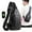 Black, variant on KQJQS Men Sling Bag Anti Theft Shoulder Bag Small Leather Crossbody Sling Backpack with USB Charge Port