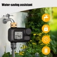 thumbnail image 1 of HaoXun 1-Way Brass Water Timer for Garden Hose - H3/4'' External Thread Automatic Irrigation Timer with Safety Lock Function, IP55 Waterproof, Battery-Operated for Outdoor Lawn Sprinkler Systems, 1 of 6