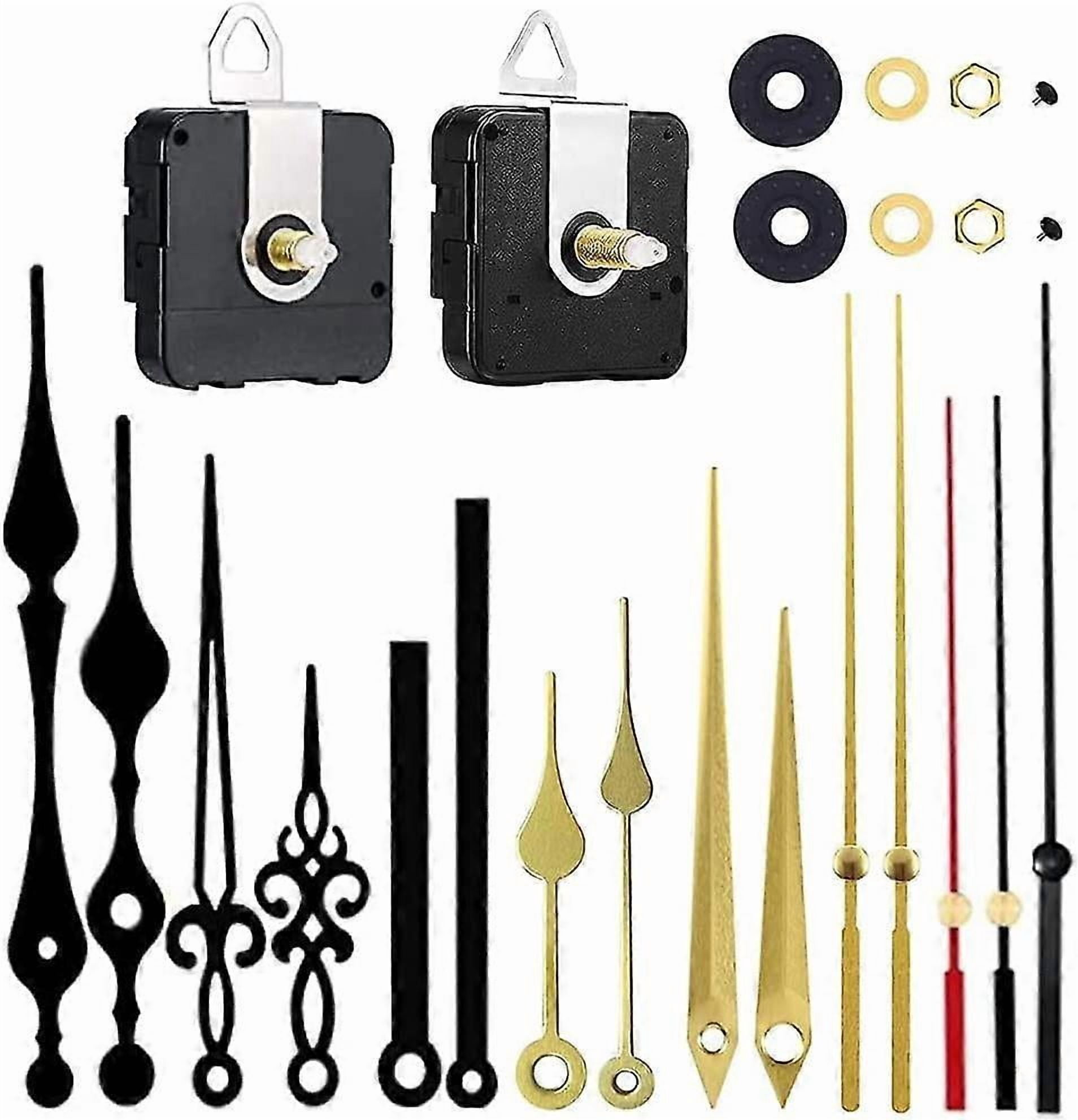 Silent Quartz Clock Movement, Long And Short Shaft Clock Mechanism With ...