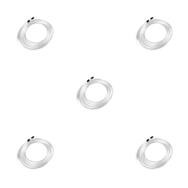 Billuyoard 0.75mm 2M MMA Plastic End Glow Fibra óptica para la decoración de la barra del hogar 300 piezas Type2 NO2