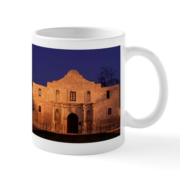 CafePress - Alamo Mug - 11 oz Ceramic Mug - Novelty Coffee Tea Cup