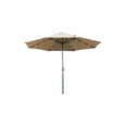 thumbnail image 1 of DENIA LED 10ft. Patio Market Umbrella, Mocha, 1 of 5