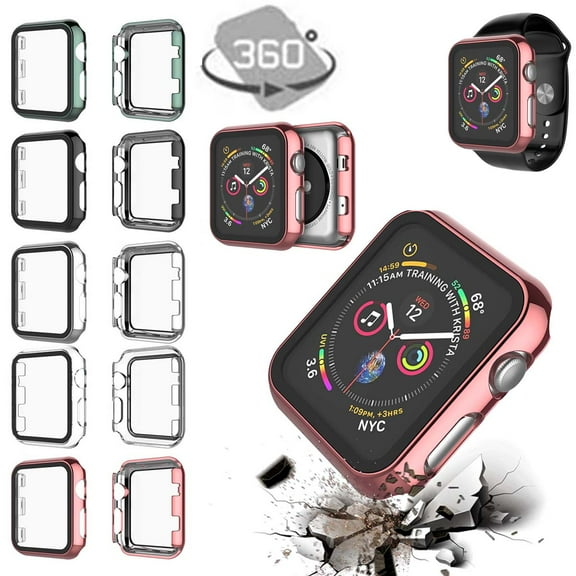 Apple Watch Case for Apple Watch Series 6/5/4/SE [44mm], Takfox with Built-in Screen Protector Shell Slim PC Anti-Scratch Bumper Frame Around Body Protective Cover for iWatch Series 6 5 4 Series Se