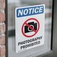 thumbnail image 4 of (2 Pack) Photography Prohibited Sign, 4 of 7
