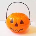 thumbnail image 4 of Weiweiguan 2pcs Portable Pumpkin Buckets Halloween Decorations Pumpkin Shape Containers, 4 of 6