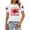 White, variant on Fgnfyis Womens Tops Graphic T Shirt for Summer Casual Wear Comfortable Short Sleeve Round Neck Tee with Canada Day Patriotic Celebration Print T Shirts for Women Pink S
