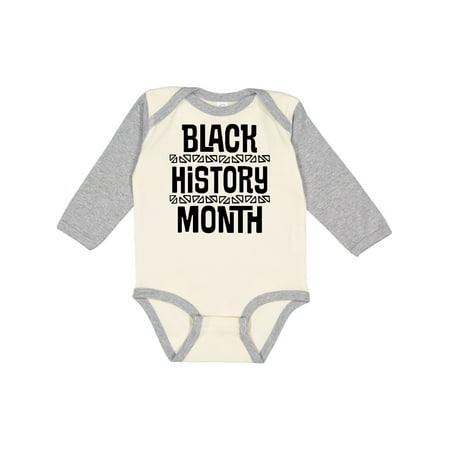 

Inktastic Black History Month Gift Baby Boy or Baby Girl Long Sleeve Bodysuit